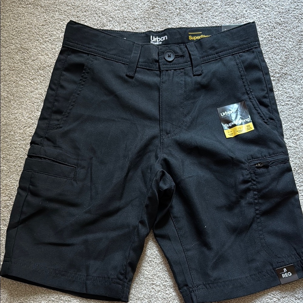 Urban Pipeline Black Cargo Shorts Versatile Style
